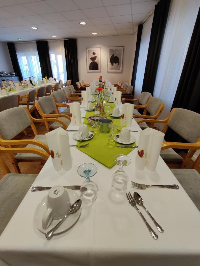 Hotel-Cafe Rathaus บาด อับบาค ภายนอก รูปภาพ